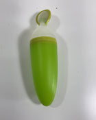 used Boon Squirt Silicone Baby Food Dispensing Spoon, Green