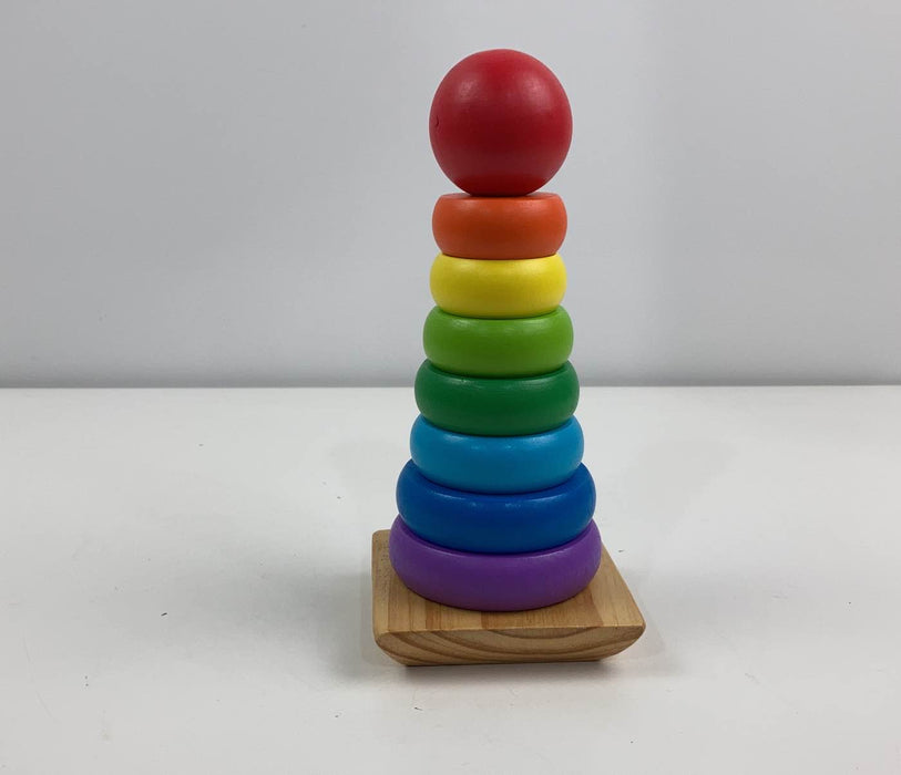 used Melissa & Doug Rainbow Stacker Classic Toy