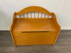 used Wooden Toy Storage Bench