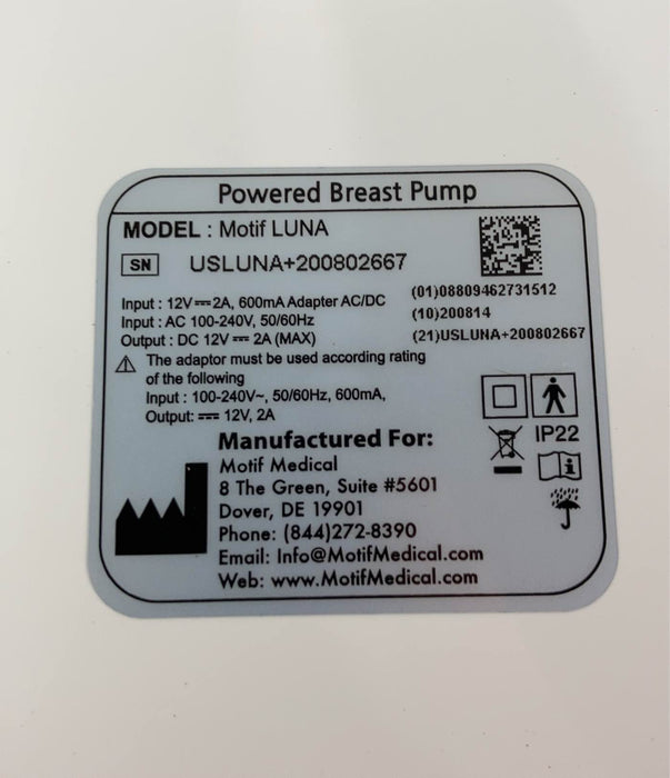 Shop Motif Medical Luna Double Electric Breast Pump at GoodBuy Gear