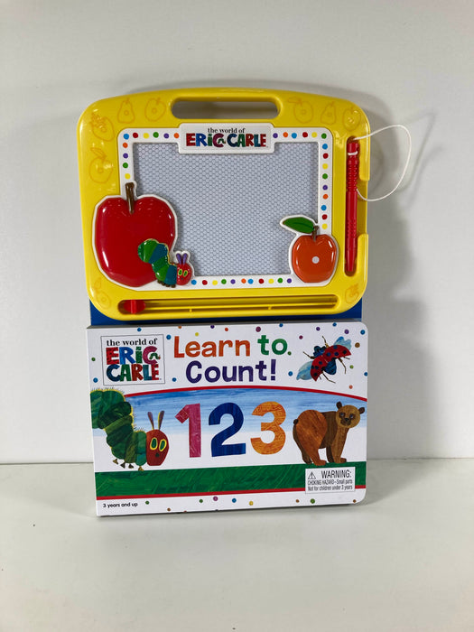 used Eric Carle Learn To Count Drawing Board and Book