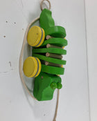 secondhand Plan Toys Wooden Dancing Alligator Push And Pull Toy