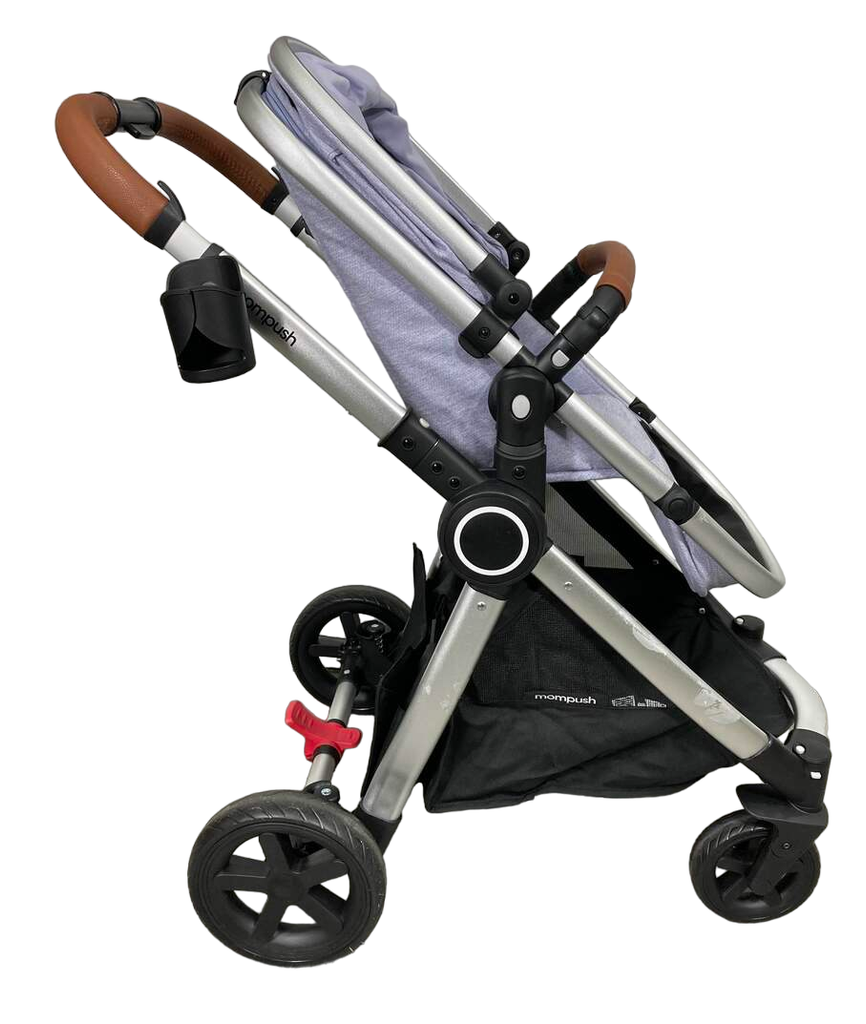 Mompush Ultimate 2 Baby Stroller, 2022, Lavender with Silver Frame