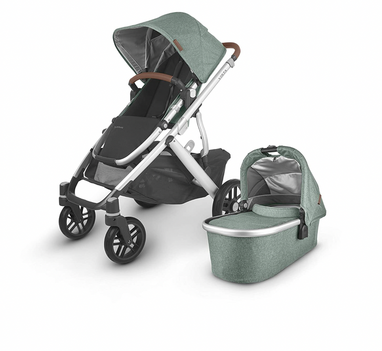 used UPPAbaby VISTA V2 Stroller, Emmett (Green Melange), 2022