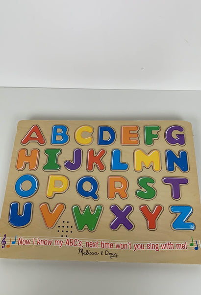 Melissa & doug sales alphabet sound puzzle