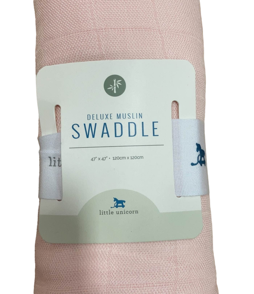 secondhand Little Unicorn Deluxe Muslin Swaddle, Blush