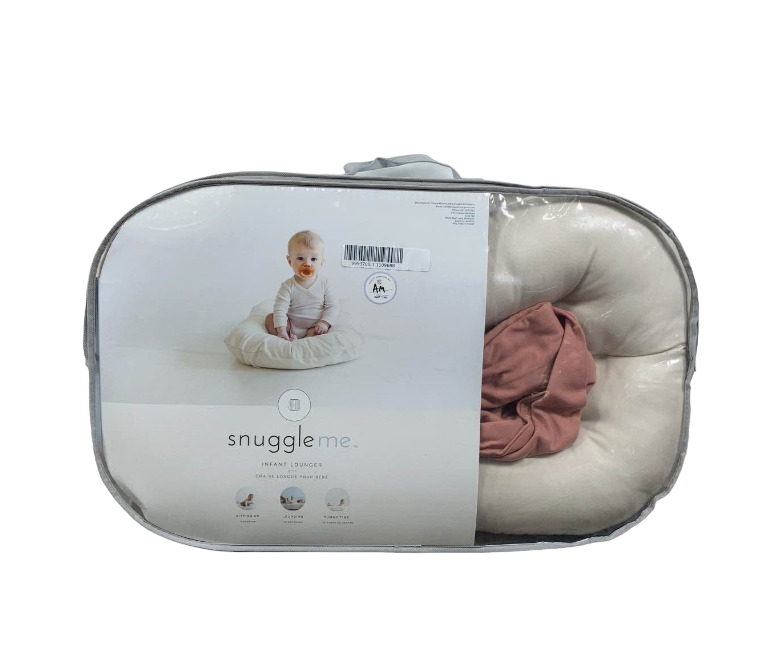 Snuggle Me Organic Sensory Infant Lounger, Natural with Gumdrop Cover