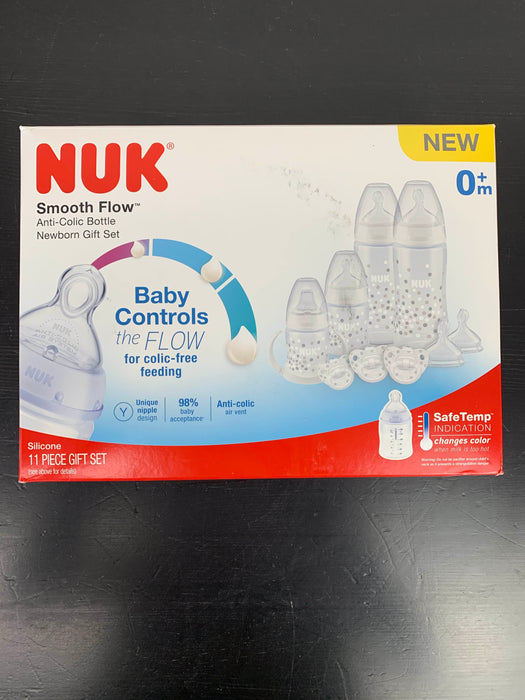 used NUK Smooth Flow Anti-Colic Bottle Newborn Gift Set