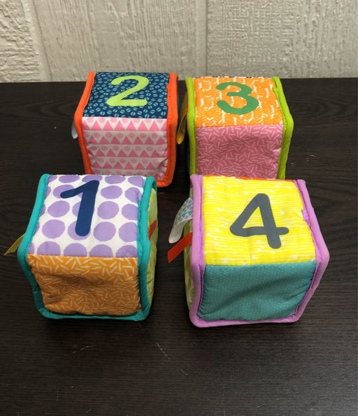 secondhand Bright Starts Grab N Stack Soft Blocks