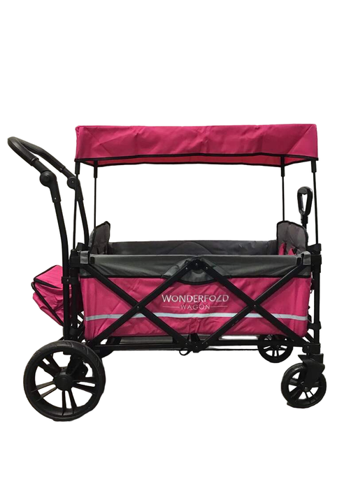 secondhand Wonderfold X2 Push + Pull Double Stroller Wagon, Pretty-n-Pink, 2019