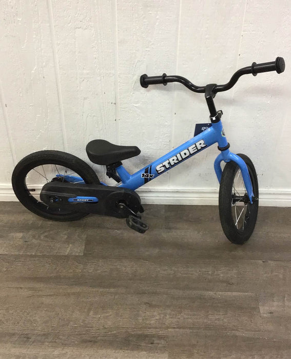 secondhand Strider 14x Balance Bike, Awesome Blue