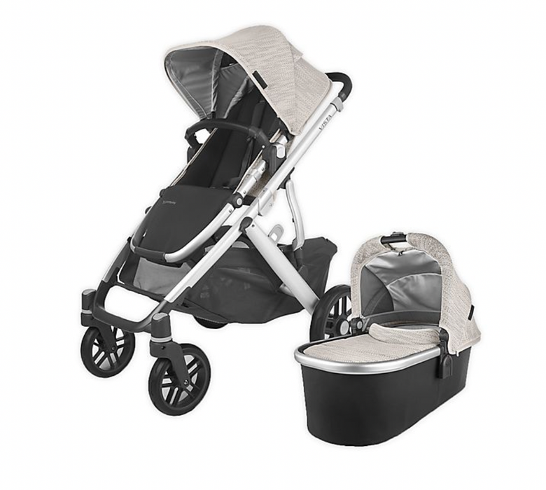 secondhand UPPAbaby VISTA V2 Stroller, 2018, Sierra (Dune Knit)