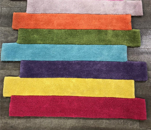 secondhand nuLoom Pantone Colorful Stripes Kids Area Rug