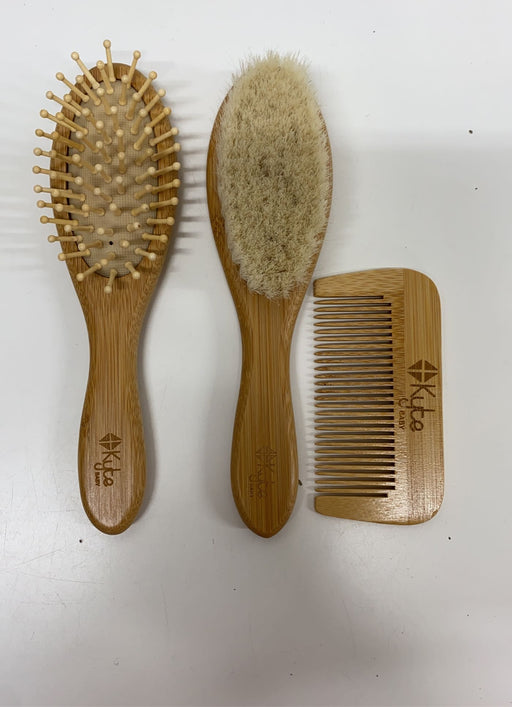 used Kyte Baby 3-Piece Bamboo Brush Set