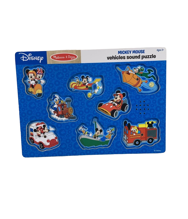 used Melissa & Doug Sound Puzzle, Mickey Mouse