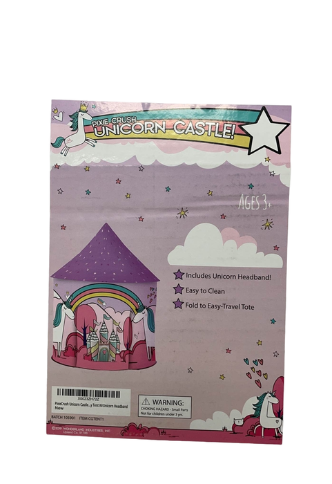 secondhand PixieCrush Unicorn Castle Tent