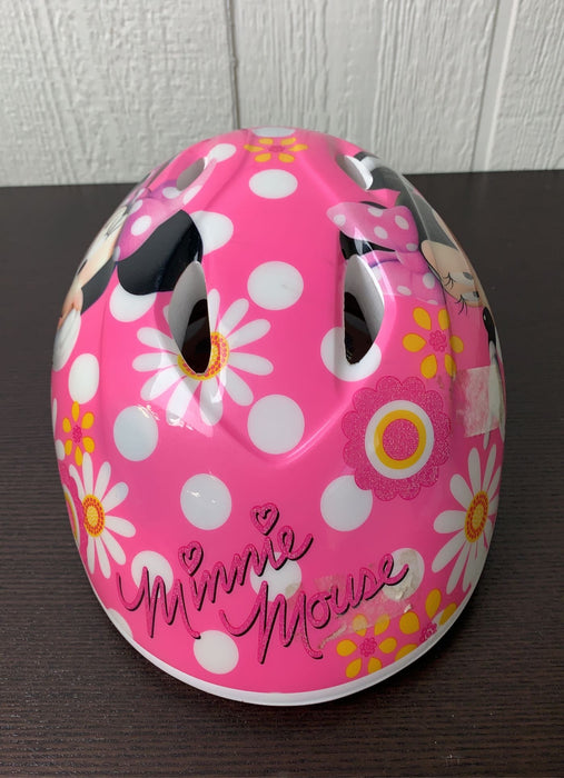 secondhand Bell Bike Helmet, Toddler, Minnie Mouse