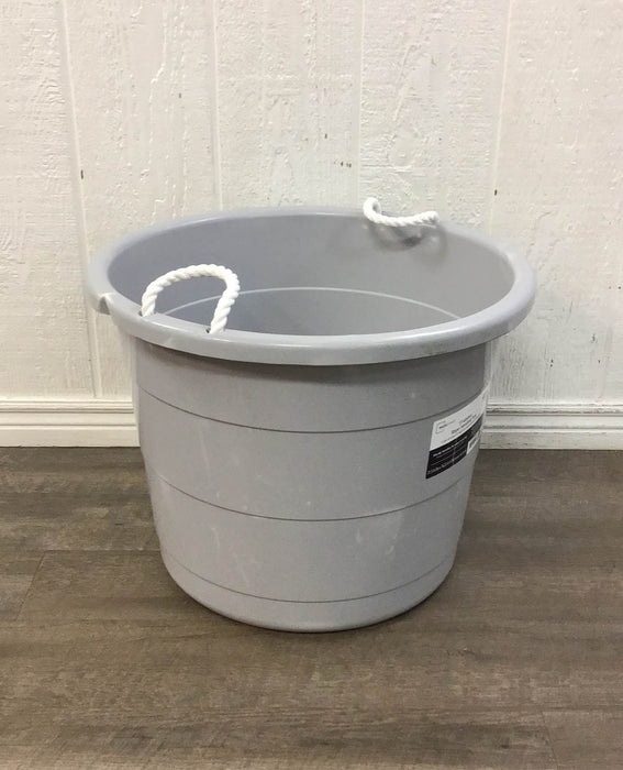 used Mainstays 17 Gallon Flexible Plastic Storage Bucket