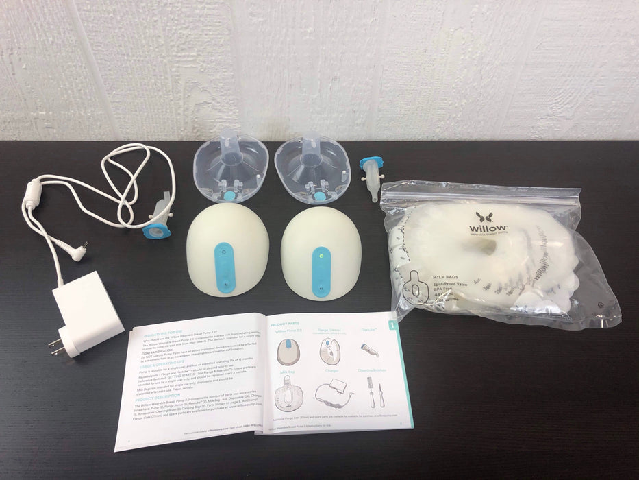 used Willow Wearable Breast Pump, 2.0