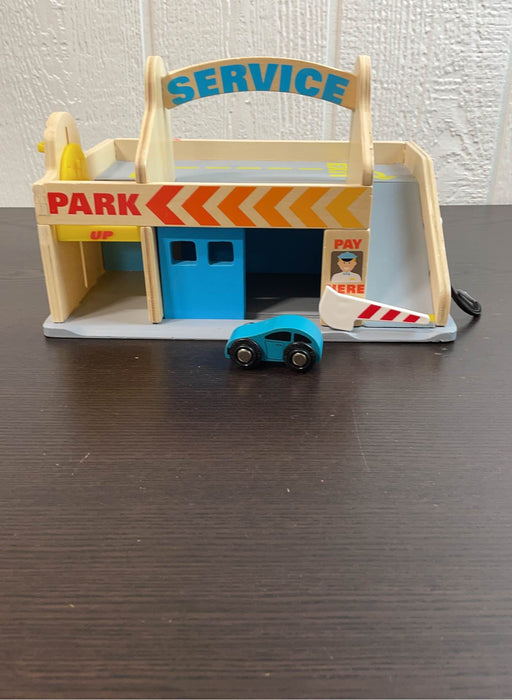 used Melissa & Doug Service Station Parking Garage