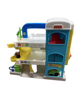 Fisher Price Parking Garage And Gas Station