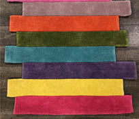 secondhand nuLoom Pantone Colorful Stripes Kids Area Rug