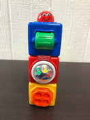 used Fisher Price Brilliant Basics Stacking Action Blocks