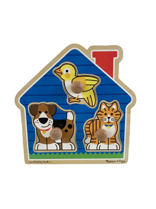 Shop Melissa & Doug Jumbo Knob Puzzle, House Pets at GoodBuy Gear