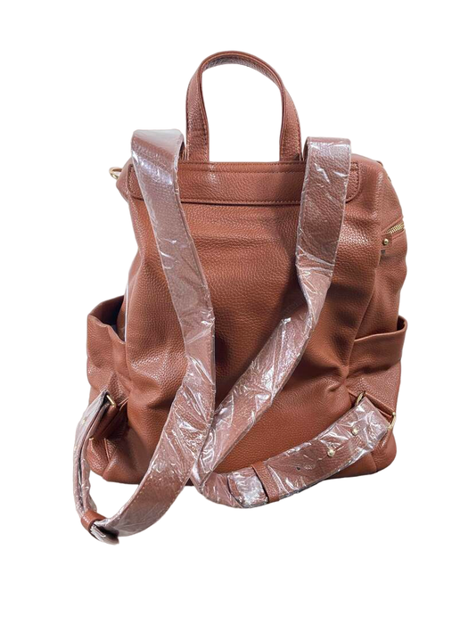 Shop Luli Bebe Monaco Diaper Bag Petite, Caramel Brown at GoodBuy Gear