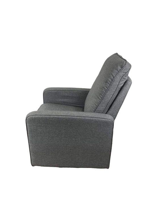 secondhand DaVinci Casey Pillowback Swivel Glider, Shadow Gray