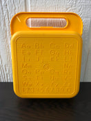 used Tupperware Stencil Art Box