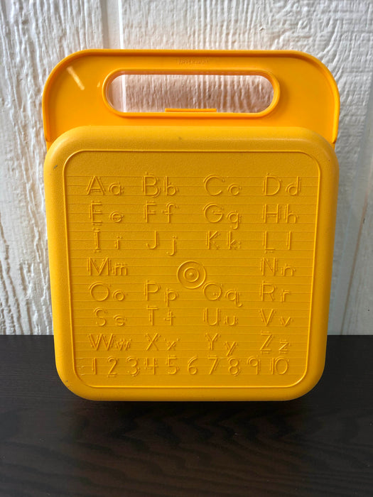 used Tupperware Stencil Art Box