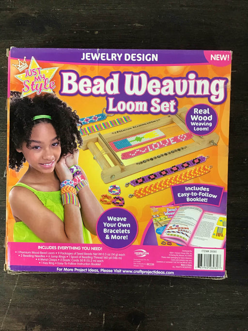 used Just My Style Bead Weaving Loom Set