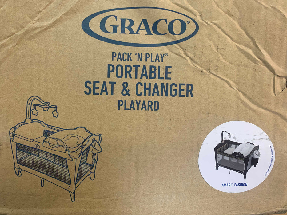 secondhand Graco Pack 'n Play Portable Seat & Changer Playard, Amari