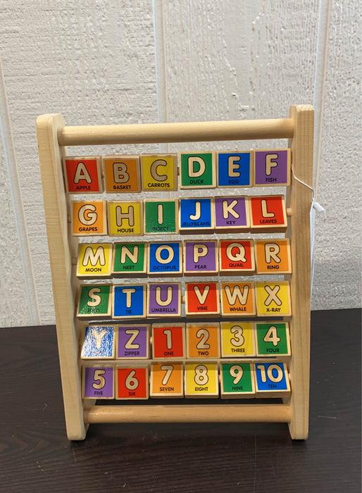 used Melissa & Doug ABC 123 Abacus