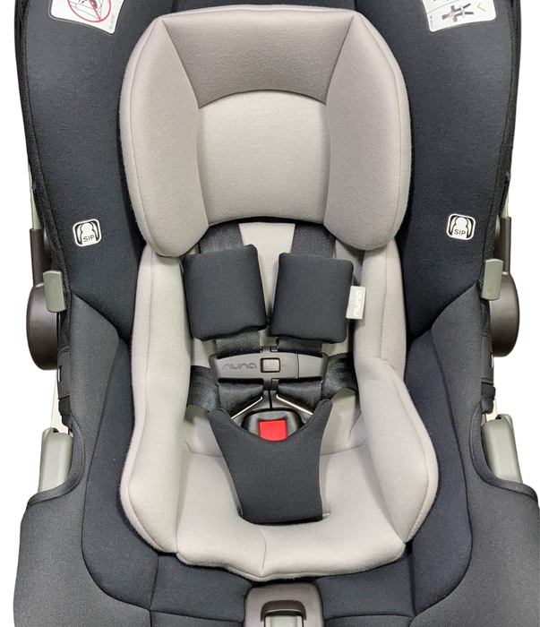 Nuna PIPA rx Infant Car Seat with RELX Base, 2023, Caviar