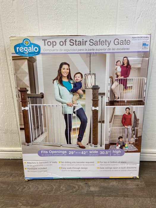 used Regalo Top Of Stairs Baby Gate