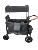 secondhand Wonderfold W2 Luxe Multifunctional Double Stroller Wagon, 2023, Volcanic Black