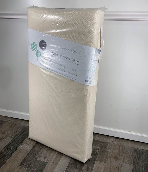 Shop Naturepedic Organic Breathable 252 Coil Baby & Toddler 2-Stage Mattress at GoodBuy Gear