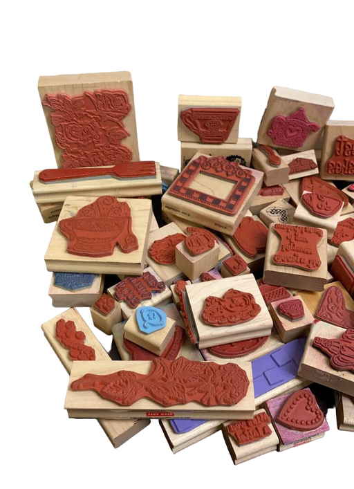 secondhand BUNDLE Rubber Stamps