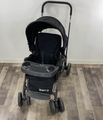 used Joovy Caboose Graphite Stand-On Tandem Stroller, 2018, Black