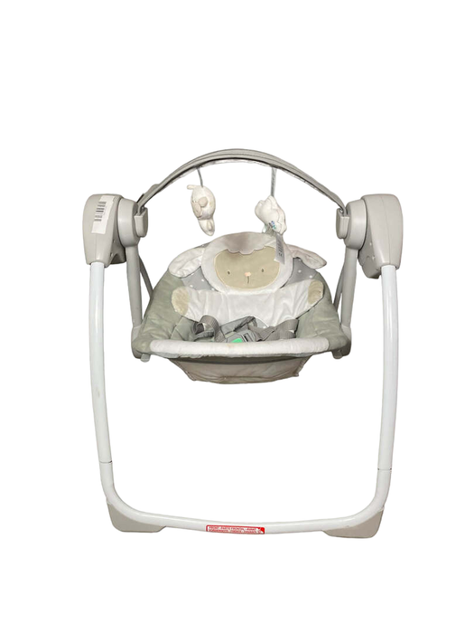 secondhand Ingenuity Comfort To Go Portable Swing, Cuddle Lamb
