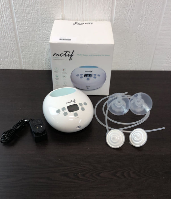 used Motif Medical Luna Double Electric Breast Pump With Battery