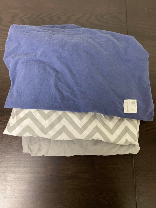 used BUNDLE Fitted Mini Crib Sheets