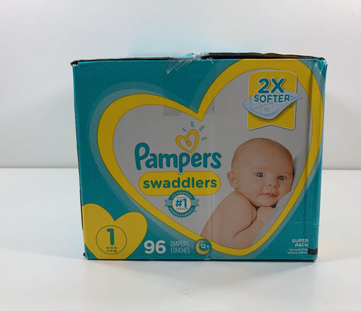 secondhand Pampers Swaddlers Diapers, - Size 1 96 Count