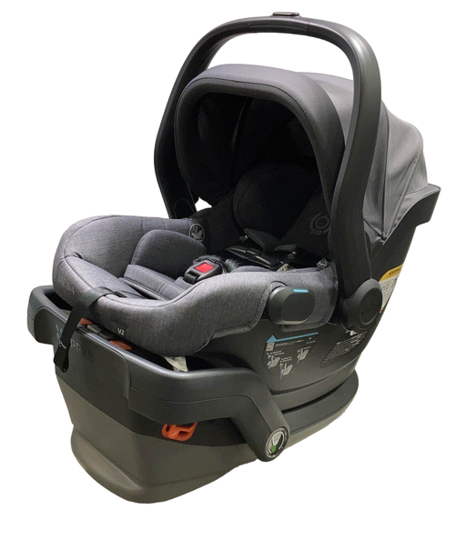 used UPPAbaby MESA V2 Infant Car Seat, 2023, Charcoal Melange Merino Wool)