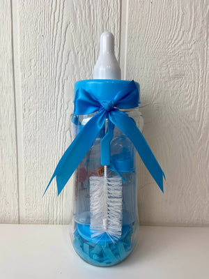 Bank Baby Bottle Blue