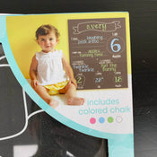 secondhand Pearhead All About Baby Chalkboard