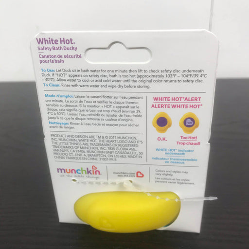 secondhand Munchkin Safety Bath Ducky