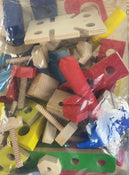 secondhand Melissa & Doug Solid Wood Project Workbench Play Building Set